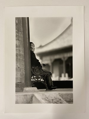 Lot 21 - China. An old woman in the Forbidden City, Peking, by Eleonore Herzberg, 1998