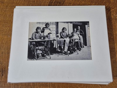 Lot 18 - China. A series of 14 photographs of Communist life during the Chinese civil war, c. 1930-40