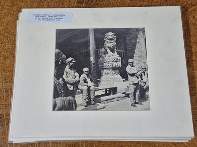 Lot 18 - China. A series of 14 photographs of Communist life during the Chinese civil war, c. 1930-40