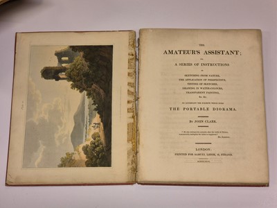 Lot 364 - Clark (John). The Portable Diorama, [1826], with The Amateur's Assistant, 1826
