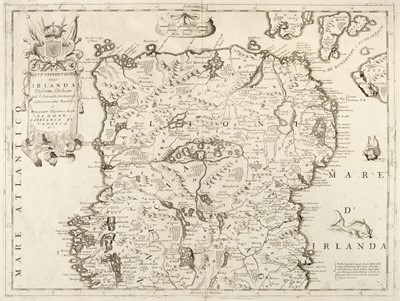 Lot 173 - Ireland. Coronelli (Vicenzo Maria), Parte Settentrionale Dell Irlanda..., 2 sheets, 1695