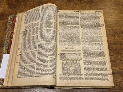 Lot 240 - Bible [English]. The Byble in Englyshe of the largest and greatest volume..., 1541