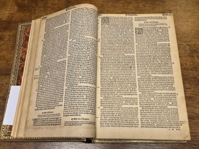 Lot 240 - Bible [English]. The Byble in Englyshe of the largest and greatest volume..., 1541