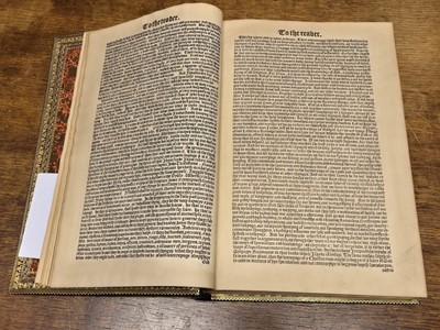 Lot 240 - Bible [English]. The Byble in Englyshe of the largest and greatest volume..., 1541