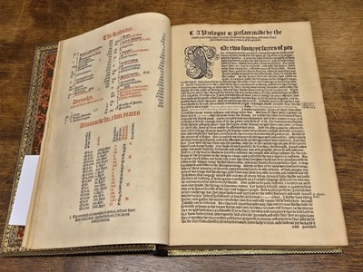 Lot 240 - Bible [English]. The Byble in Englyshe of the largest and greatest volume..., 1541