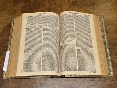 Lot 240 - Bible [English]. The Byble in Englyshe of the largest and greatest volume..., 1541