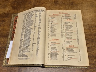 Lot 240 - Bible [English]. The Byble in Englyshe of the largest and greatest volume..., 1541