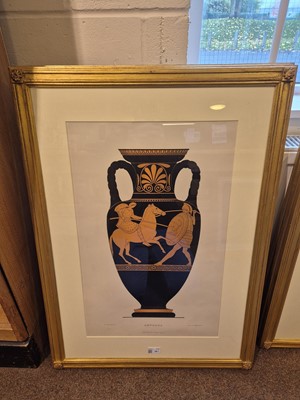 Lot 28 - Genick (Albert). Five lithographs of Amphora and Water Vessels, 1883
