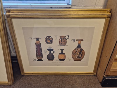 Lot 28 - Genick (Albert). Five lithographs of Amphora and Water Vessels, 1883
