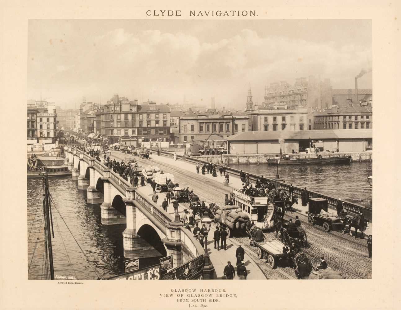 Lot 2 - Annan & Sons. Photographs of Glasgow Harbour and Docks, 1892-1897