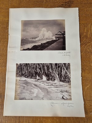 Lot 12 - Ceylon. A collection of 15 albumen print photographs of Ceylon, c. 1880s