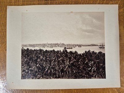 Lot 12 - Ceylon. A collection of 15 albumen print photographs of Ceylon, c. 1880s