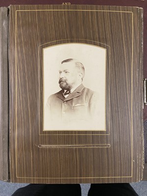 Lot 11 - Cartes de Visite. A group of 3 albums, c. 1860-1890