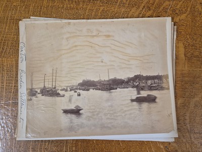 Lot 13 - China. A group of 11 photographs, c. 1880, albumen prints