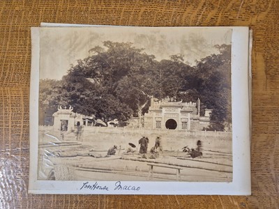 Lot 13 - China. A group of 11 photographs, c. 1880, albumen prints