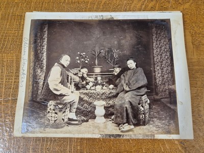 Lot 13 - China. A group of 11 photographs, c. 1880, albumen prints