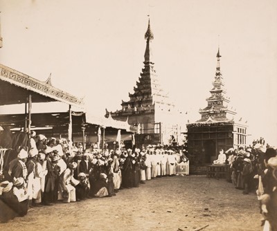 Lot 8 - Burma. Photographs of the Late Sawbwagyi of Tawngpeng’s Funeral Ceremony, [1926]
