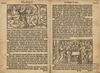 Lot 246 - Bible [English]. The Newe Testament of Our Saviour Jesu Christe..., 1566