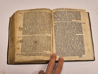 Lot 246 - Bible [English]. The Newe Testament of Our Saviour Jesu Christe..., 1566