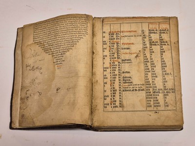 Lot 246 - Bible [English]. The Newe Testament of Our Saviour Jesu Christe..., 1566