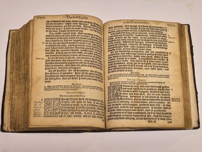 Lot 246 - Bible [English]. The Newe Testament of Our Saviour Jesu Christe..., 1566