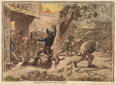 Lot 139 - Gillray (James). United Irishmen in Training, 1798