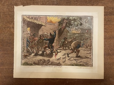 Lot 139 - Gillray (James). United Irishmen in Training, 1798