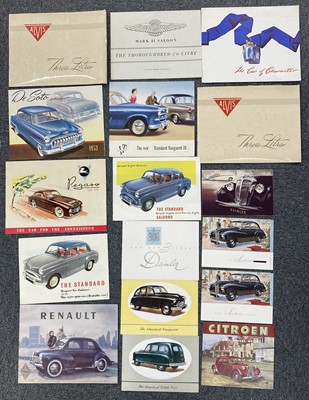 Lot 11 - Alvis. Three Litre brochure, circa 1950s, monochrome illustrations etc