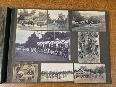 Lot 7 - Burma. An album containing bromide print photographs of the Shan State Burma, c. 1920