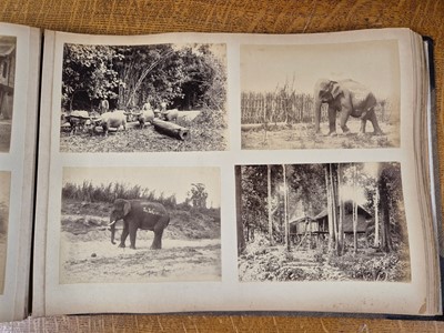 Lot 7 - Burma. An album containing bromide print photographs of the Shan State Burma, c. 1920