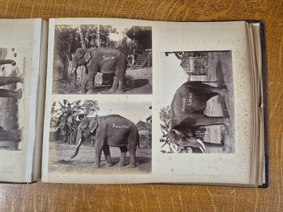 Lot 7 - Burma. An album containing bromide print photographs of the Shan State Burma, c. 1920