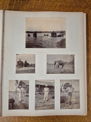 Lot 7 - Burma. An album containing bromide print photographs of the Shan State Burma, c. 1920