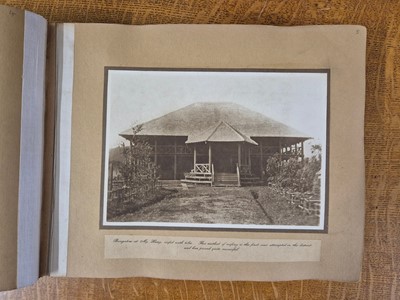 Lot 7 - Burma. An album containing bromide print photographs of the Shan State Burma, c. 1920