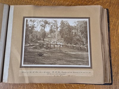 Lot 7 - Burma. An album containing bromide print photographs of the Shan State Burma, c. 1920