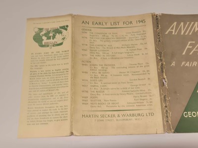 Lot 686 - Orwell (George). Animal Farm, 1st edition, 1945
