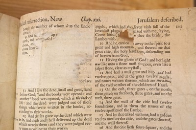 Lot 192 - Bible [English]. [The Holie Bible conteynyng the Olde Testament and the Newe, 1568]