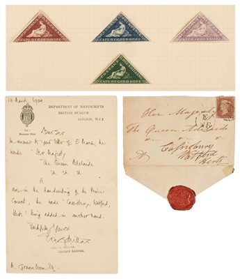 Lot 328 - Stamp Album. A Peerless stamp album, mostly 1920s-30s, including Prince Albert envelope
