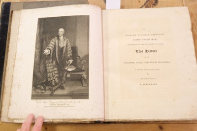 Lot 33 - Ackermann (R. publisher), A History of the University of Oxford..., 1814