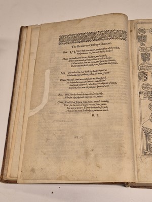 Lot 195 - Chaucer (Geoffrey). The Workes of Our Ancient and Learned English Poet, newly Printed, 1602