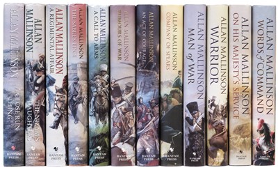 Lot 673 - Mallinson (Allan). A set of the Matthew Hervey titles, 12 volumes, 1st editions, Bantam Press...