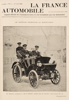 Lot 445 - La France Automobile. Two volumes in three, 1899 - 1900
