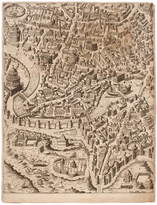 Lot 119 - Rome. Rossi (G. G.), Urbis Romae Sciographia Ex Antiquis.., circa 1650