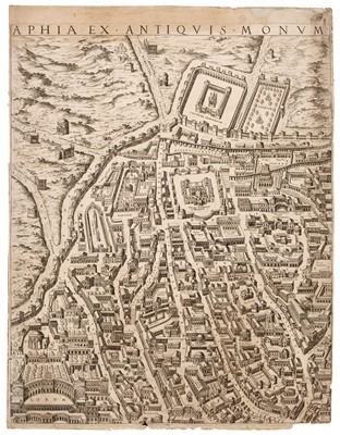 Lot 119 - Rome. Rossi (G. G.), Urbis Romae Sciographia Ex Antiquis.., circa 1650