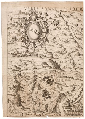 Lot 119 - Rome. Rossi (G. G.), Urbis Romae Sciographia Ex Antiquis.., circa 1650