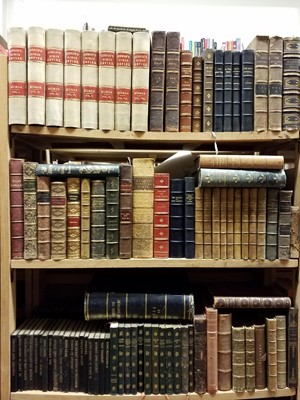 Lot 334 - Antiquarian. A collection of mostly 19th Century literature, approximately 110 volumes