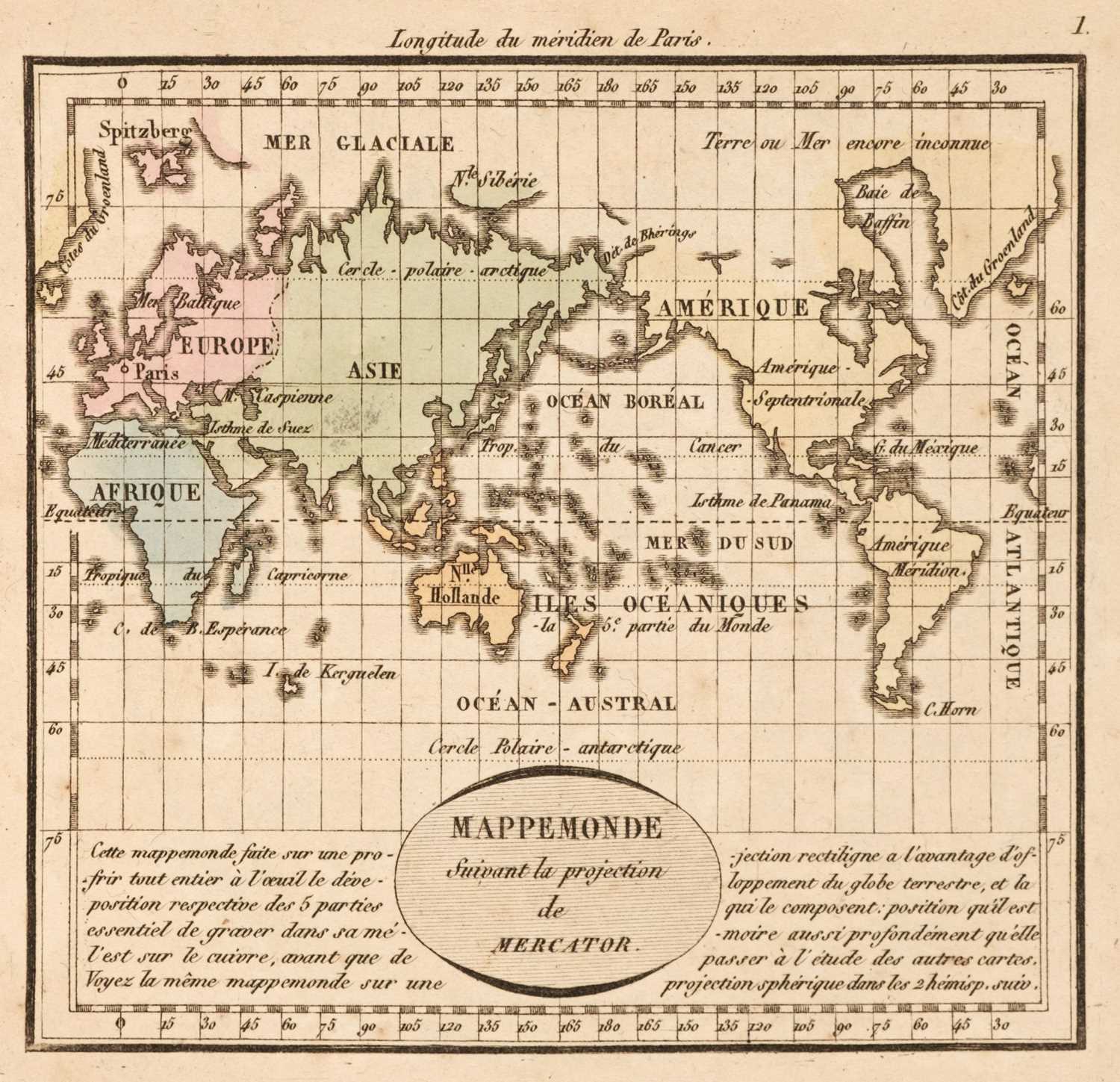 Lot 19 - Maire (Nicolas). Atlas Portatif..., Paris: 1821