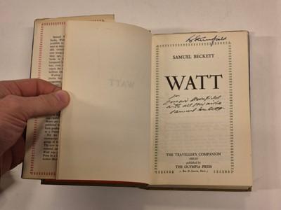 Lot 547 - Beckett (Samuel). Waiting for Godot..., 1957..., and 2 others, each signed