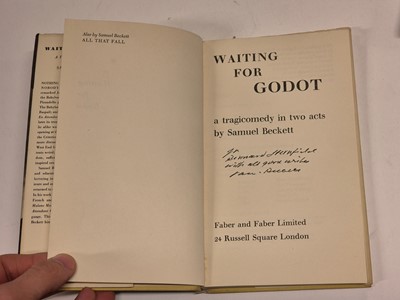 Lot 547 - Beckett (Samuel). Waiting for Godot..., 1957..., and 2 others, each signed