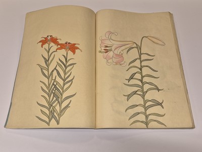 Lot 56 - Japanese Lilies. Manuscript, [?Tokyo], late 19th c.