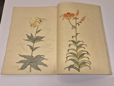 Lot 56 - Japanese Lilies. Manuscript, [?Tokyo], late 19th c.